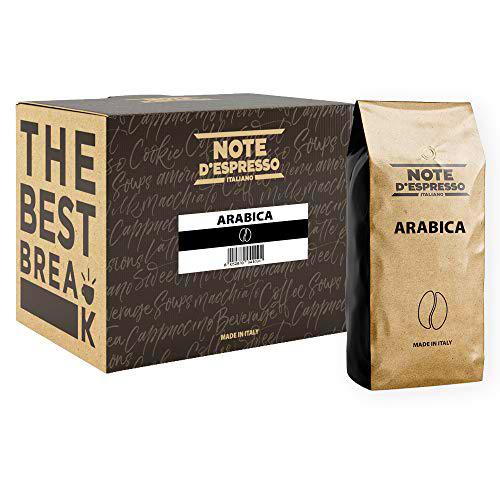 Note d'Espresso - Arábica - Café en Grano - 2 x 1000 g