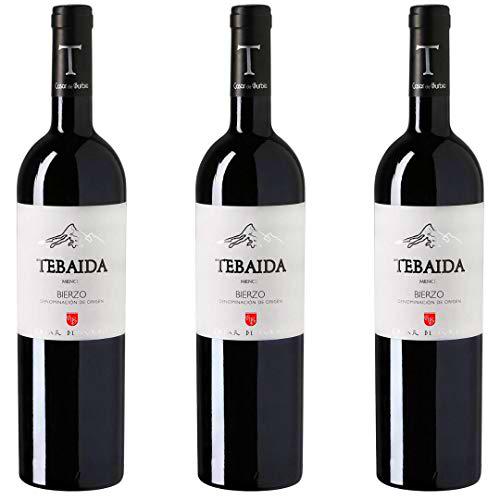 Bierzo Tebaida Vino Tinto - 3 botellas x 750ml - total: 2250 ml