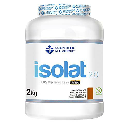 Scientiffic Nutrition - Isolat 2.0, Whey Protein, Suplemento de Proteina Aislada ISO con Lactasa