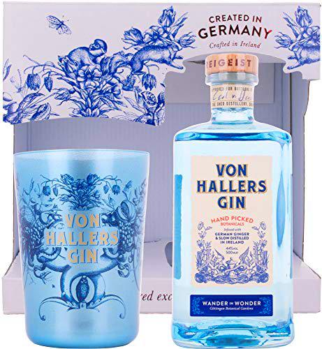 Von Hallers Gin 44% - 500 ml in Giftbox with Becher