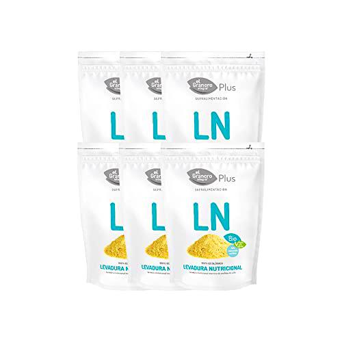 El Granero Integral - Pack de 6 Unidades de Levadura Nutricional Ecológica de 150 g