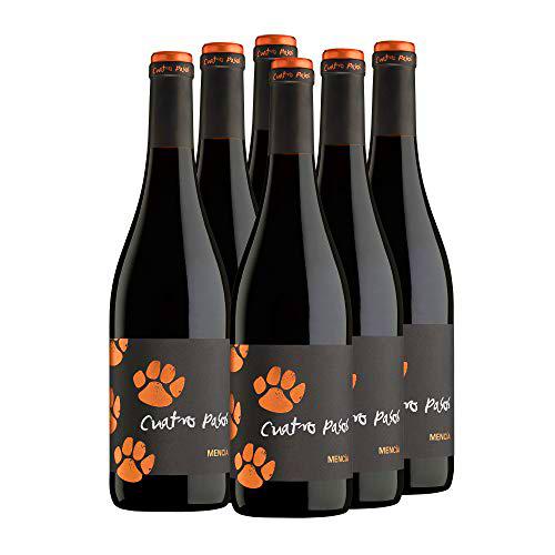 Cuatro Pasos Vino tinto mencía D.O. Bierzo - 6 x 750 ml