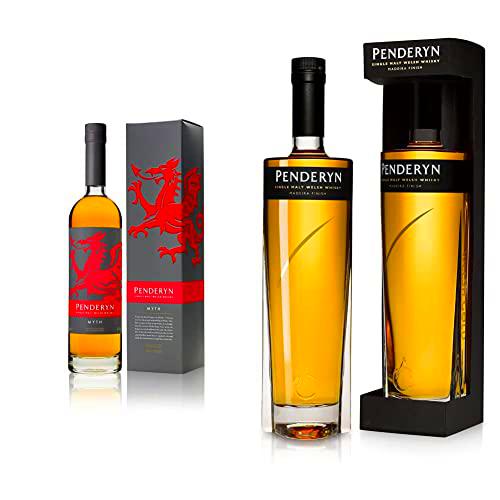 Penderyn MYTH Single Malt Welsh Whisky 41% Vol. 0,7l in Giftbox &amp; Welsh Malt Whisky 70cl