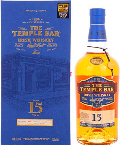 The Temple Bar 15 Years Old Single Malt Irish Whiskey 175th Anniversary 40% Vol