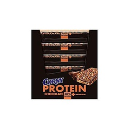 Corny Protein - Barritas de Cereales y Delicioso Chocolate con 30% proteínas &amp; Magnesio para Reducir Fatiga Muscular