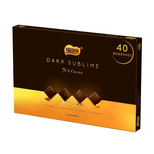 Nestlé Dark - Bombones Chocolate Negro, 4 x 288 g