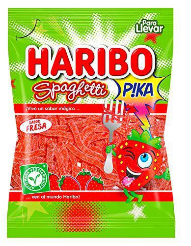 Haribo - Spaghetti - Geles dulces con sabor a fresa