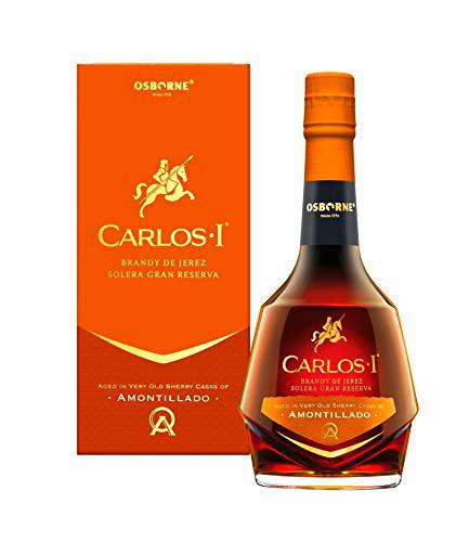 Carlos I Brandy Solera Gran Reserva D.O. Jerez, variedad Amontillado, 70 cl