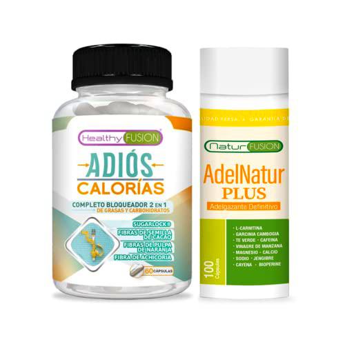 ADIÓS CALORÍAS Carb &amp; Fat Blocker + AdelNatur Plus