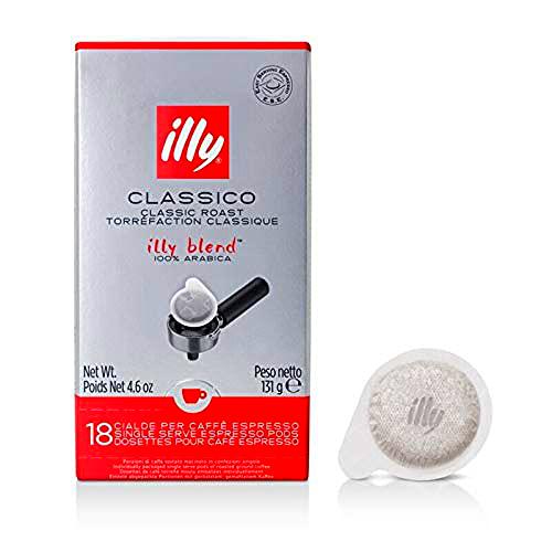 Illy Classico - Cápsulas de papel de café expreso (tamaño mediano