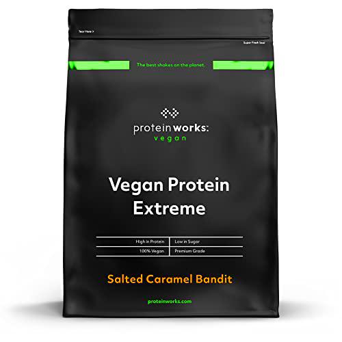 THE PROTEIN WORKS Proteína Vegana Extreme | 100% A Base De Plantas | Mezcla De 5 Proteínas