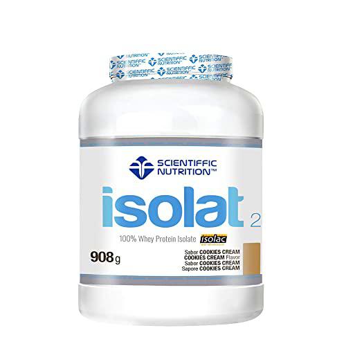 Scientiffic Nutrition - Isolat 2.0, Whey Protein, Suplemento de Proteina Aislada ISO con Lactasa