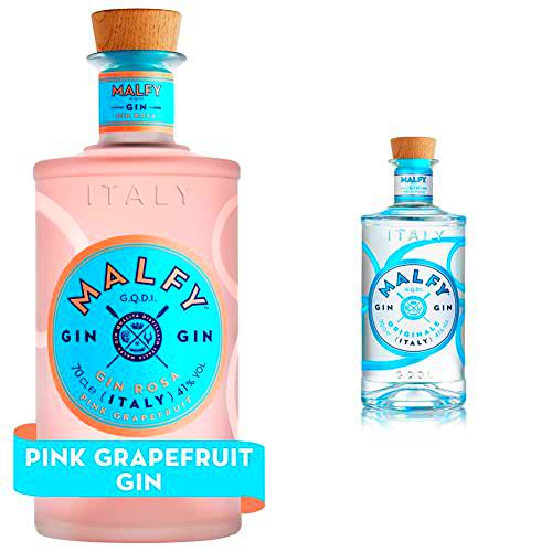 Malfy Rosa Ginebra Premium - 700 ml &amp; Original Ginebra, 700 ml