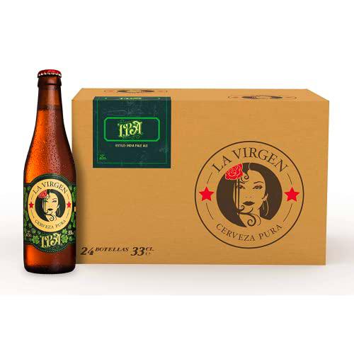 La Virgen IPA - Cerveza Artesana, Pack de 24 Botellas x 33 cl