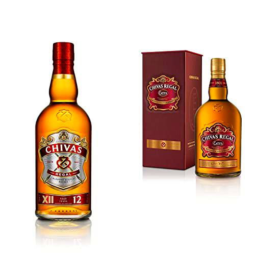 Chivas Regal 12 Años Whisky Escocés de Mezcla, 700ml + Whisky Escocés de Mezcla 13 años, 700 ml