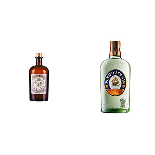 Monkey 47 Ginebra, 500 ml + Plymouth Original Ginebra, 700ml