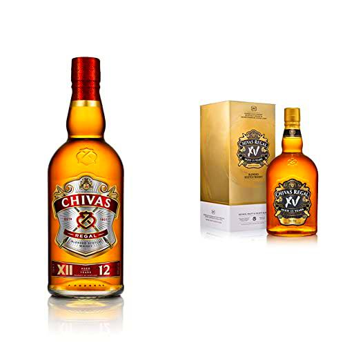 Chivas Regal 12 Años Whisky Escocés de Mezcla, 700ml + Whisky Escocés de Mezcla Premium, 700 ml