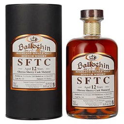 Edradour Ballechin SFTC 12 Years Old Oloroso Sherry Cask Matured 2009 58% Vol