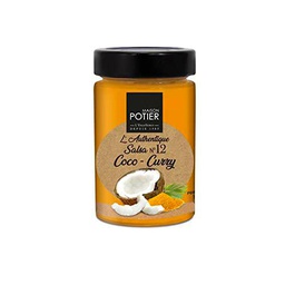 MAISON POTIER - SALSA COCO Y CURRY. PACK 6 X 180GR.