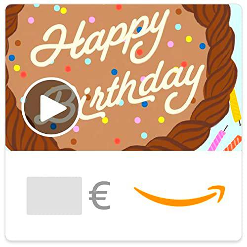 Cheques Regalo Amazon.es - Email - Tarta chocolate (animación)