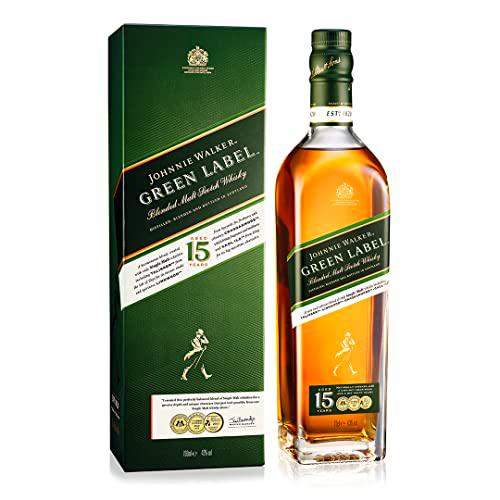 Johnnie Walker Green Label Whisky Escocés Blended, 700 ml