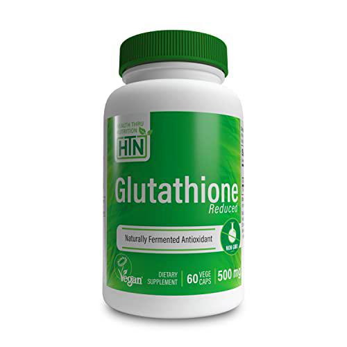 Glutatión reducido GSH 500 mg, 60 cápsulas vegetales (NutriGlo®)