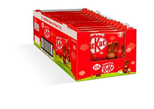 Kit Kat - Nestlé Conejito de Pascua de Chocolate con Leche 20 unidades (3 x 29 g)