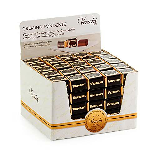 Venchi Dados De Chocolate Cremino Fondente - Paquete De 125 Unidades