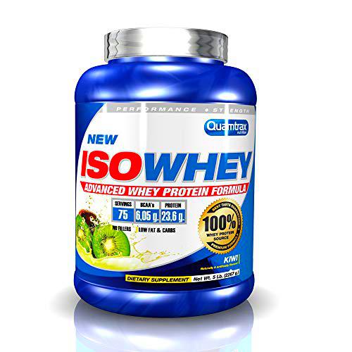 Quamtrax Nutrition Isowhey, Sabor Kiwi - 2270 gr