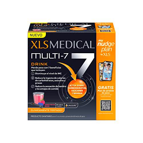 XLS Medical Multi-7 Drink - Suplemento atrapa carbohidratos