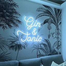 LED SIGNS GIN &amp; TONIC 80 LIFESTYLE COLD WHITE