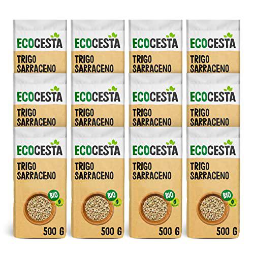 Ecocesta - Pack de 12 Unidades de 500 g de Trigo Sarraceno Ecológico