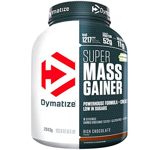 Dymatize Super Mass Gainer Rich Chocolate 2943g - Polvo Para Ganar Peso + Carbohidratos