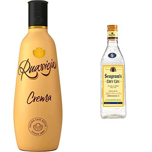 Ruavieja Crema de Orujo - 1 L &amp; Seagram's Dry Ginebra Premium