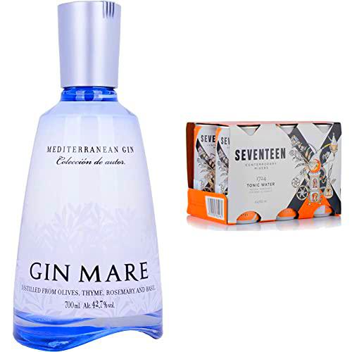 Gin Mare Mediterranean Gin 42,7% Vol. 0,7l &amp; Seventeen Contemporary Mixers Seventeen