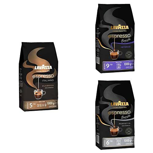 Lavazza, 3 Paquetes Surtidos de Cafè en Grano, Espresso Italiano Classico 1 kg