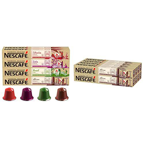 Nescafé Farmers Origins cápsulas de café, 4 Variantes