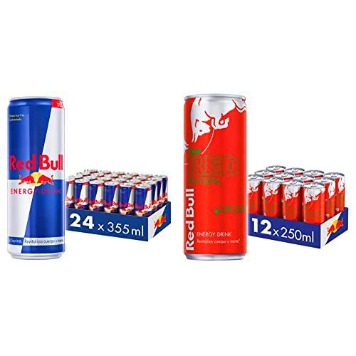 Red Bull Bebida Energética, Regular - 24 latas de 355ml