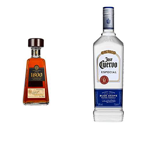 1800 Tequila Reserva AÑEJO 100% Agave 38% Vol. 0,7l &amp; Tequila Especial, 700ml