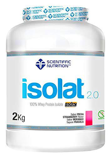 Scientiffic Nutrition - Isolat 2.0, Whey Protein, Suplemento de Proteina Aislada ISO con Lactasa