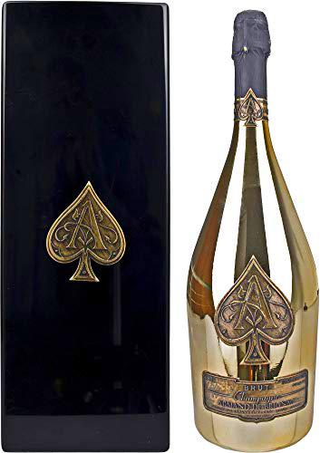 Armand de Brignac Champagne Brut Gold 12,5% Vol. 1,5l in Holzkiste