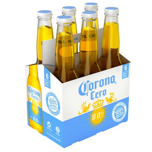 Corona Cero con 100% Ingredientes Naturales, 0.0% de Alcohol