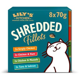 Lily's Kitchen Shredded Fillets Multipack 4x 8x70g