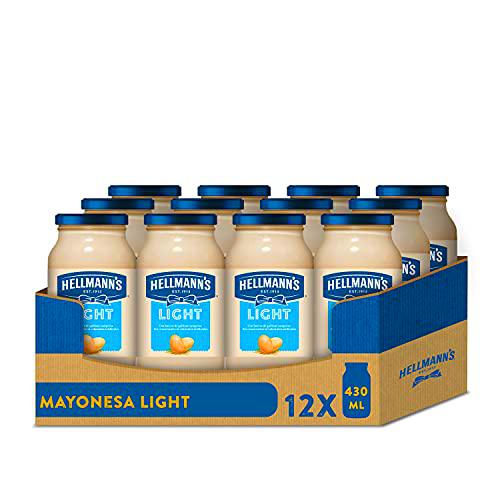 Hellmann's Salsa Light en Tarro 430ml - Pack de 12