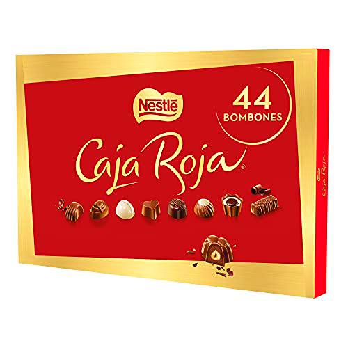 Nestlé Caja Roja Bombones de Chocolate - Estuche de bombones 4x400g