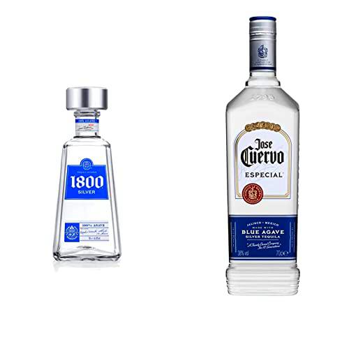 1800 -Tequila 1800 Silver 700ml, 38º - Tequila Premium Mezcla 100% Agave Azul