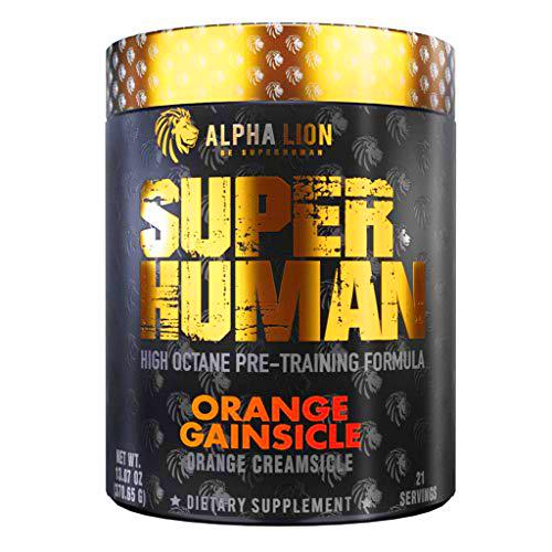 Alpha Lion SuperHuman Pre Workout 368g Orange Gainsicle