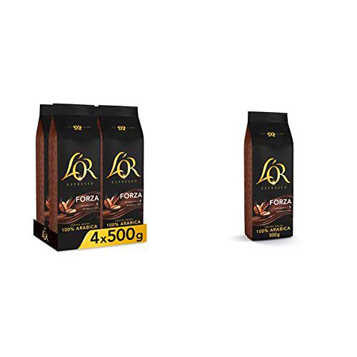 L'OR Espresso Forza Café en Grano Natural 100% Arábica