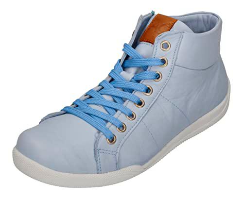 Andrea Conti, Zapatillas Mujer, Azul Pastel Brandy, 39 EU