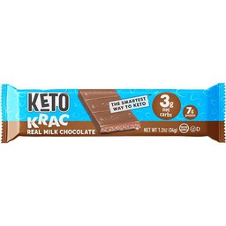 Shrewd Food Milk Chocolate Keto Krac Bar - High Protein Keto Snacks